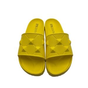 275 Central Anthony Sandal Slides Yellow Size 38